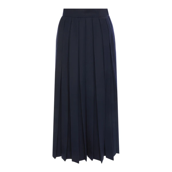 Юбка в складку из премиальной шерсти 